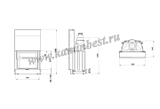 Каминная топка Kobok Horizont VD 78.62 ZO SO