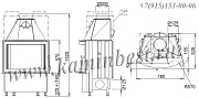 Каминная топка Kobok Panorama 78.57 SO
