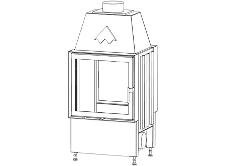 Каминная топка Kobok Horizont O 55.45