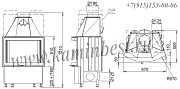 Каминная топка Kobok Panorama 67.51