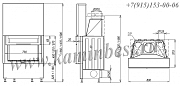 Каминная топка Kobok Horizont VD 73.57 SM SO